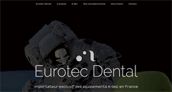 Desktop Screenshot of eurotec-dental.fr