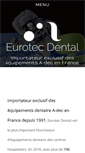 Mobile Screenshot of eurotec-dental.fr